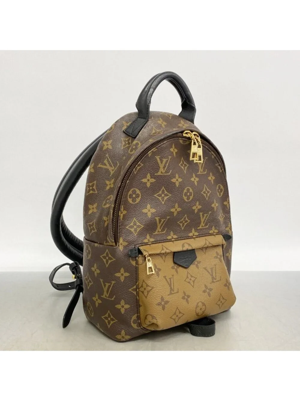 Louis Vuitton Backpack Monogram Reverse Palm Spring PM Brown - Picture 2 of 10